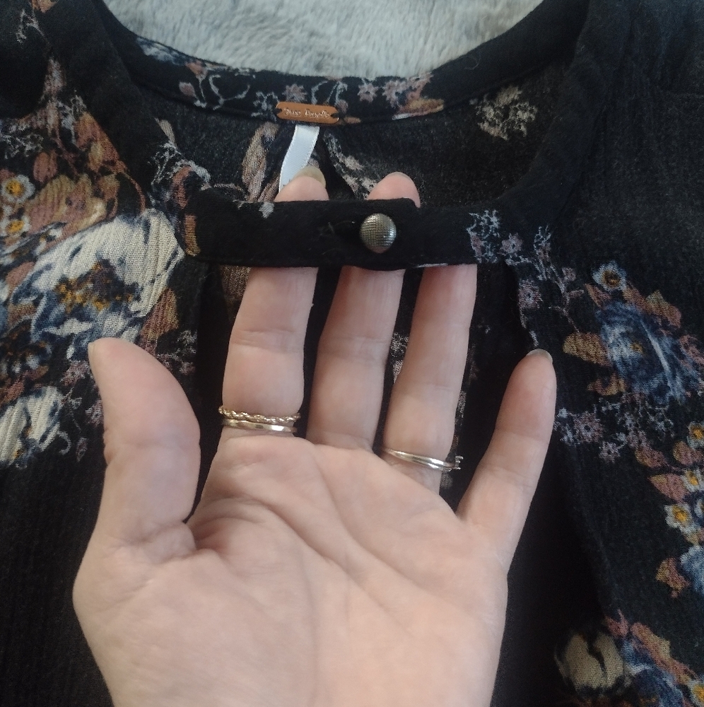 Free People Snap Out Of It Tree Swing Tunic Dress - Picture 11 of 11